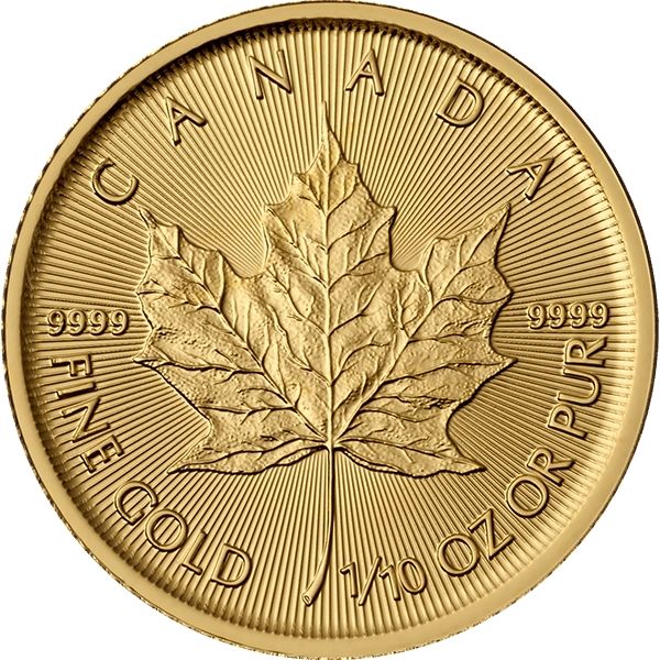 金貨 メイプルリーフ 1/10 oz 1986年 カナダ | www.causus.be